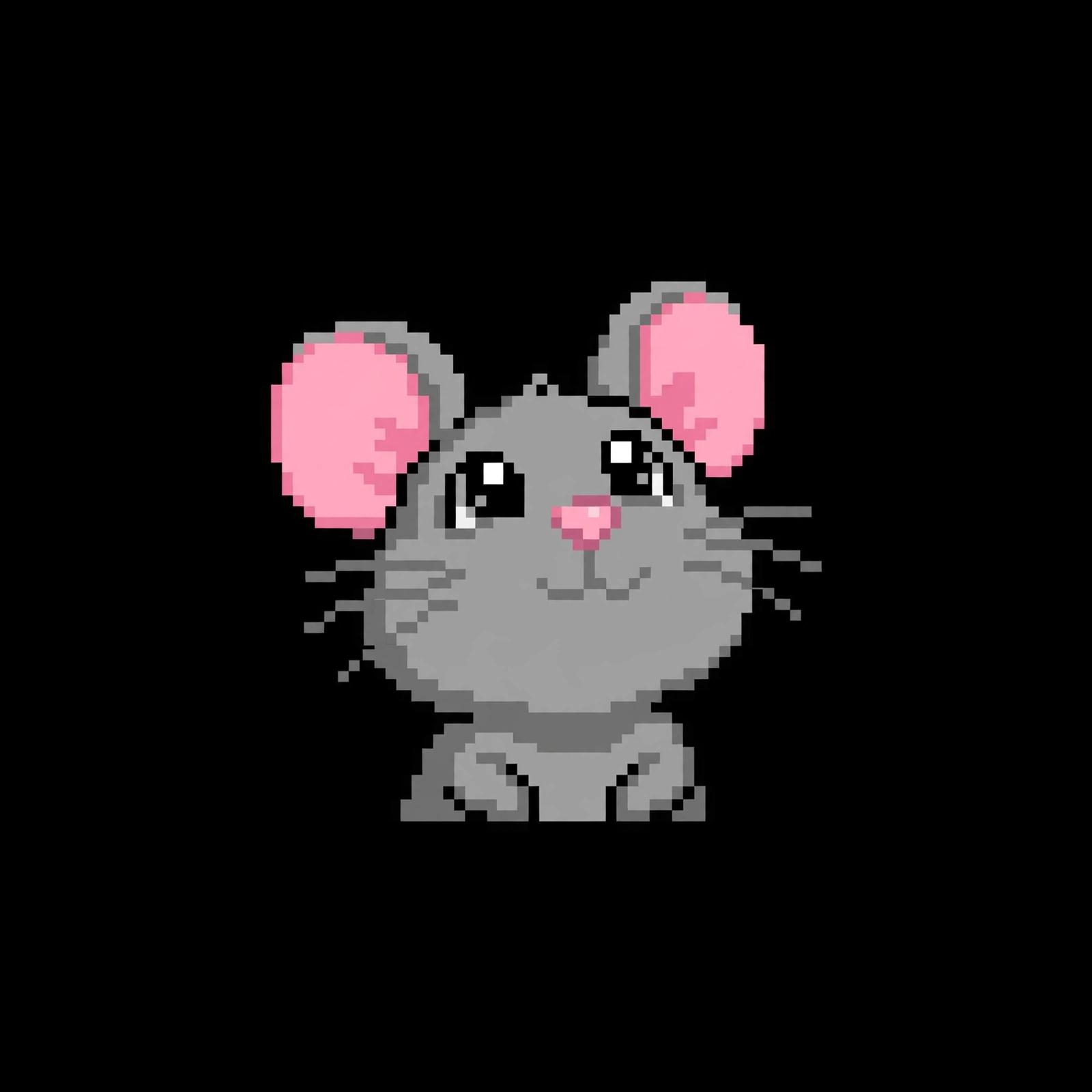 A pixel mouse
